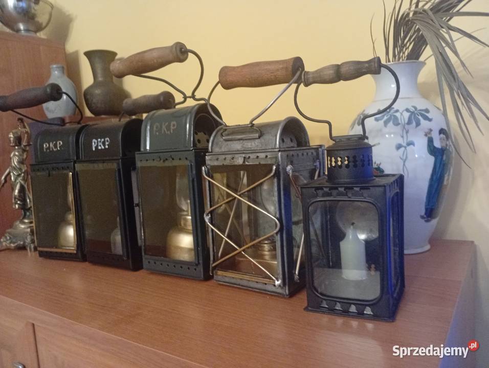 Sprzedam 6 lamp kolejowych na karbid naftę i
