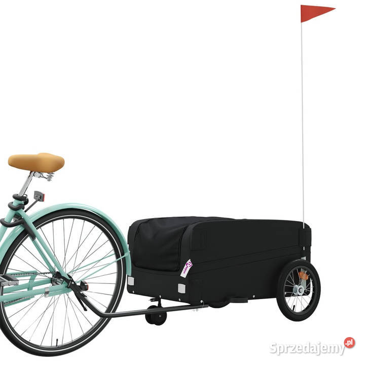 Przyczepka rowerowa czarna 45 żelazo WM94073