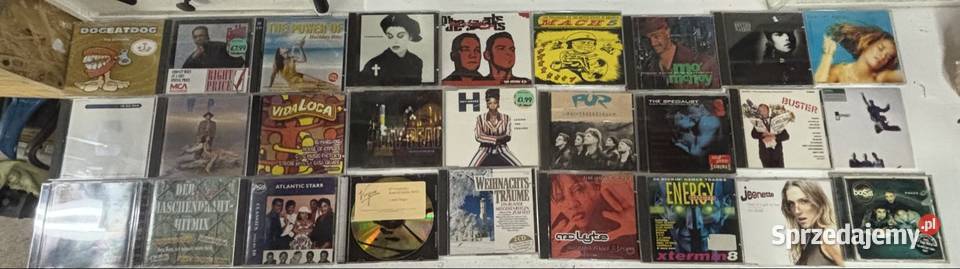Kolekcja płyt CD różnego rodzaju 220 około Szczecin