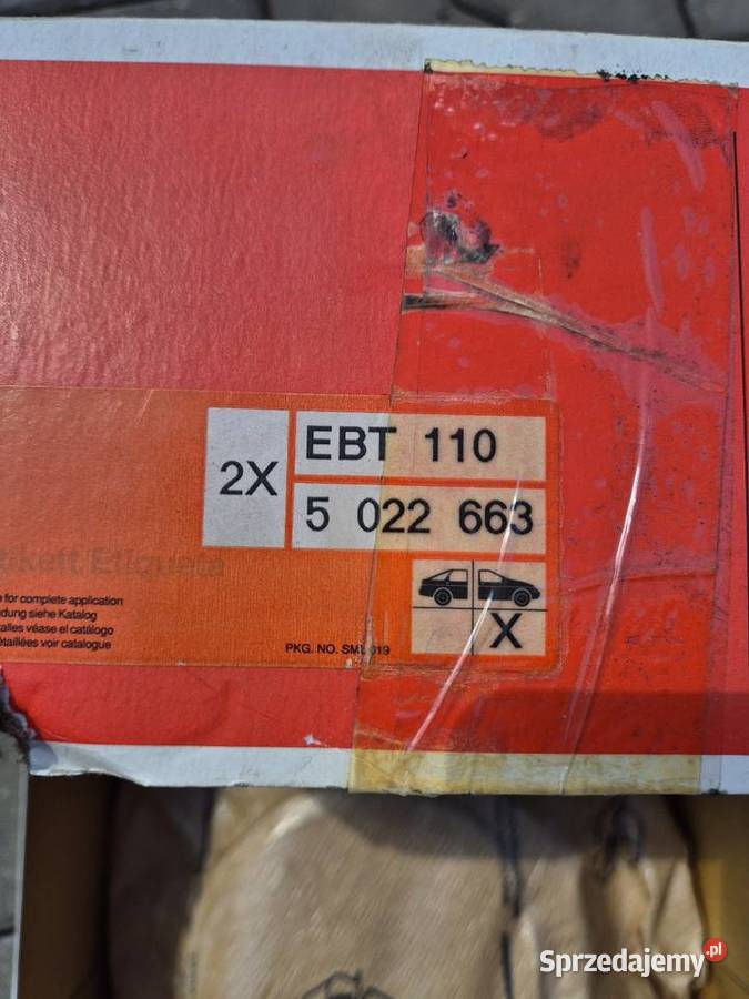 Tarcze hamulcowe ford sierra 260mm przód Zgorzała