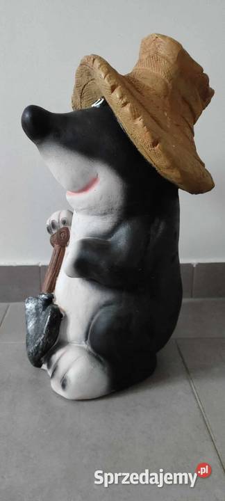 Kret duża figurka do ogrodu nowa Dębica