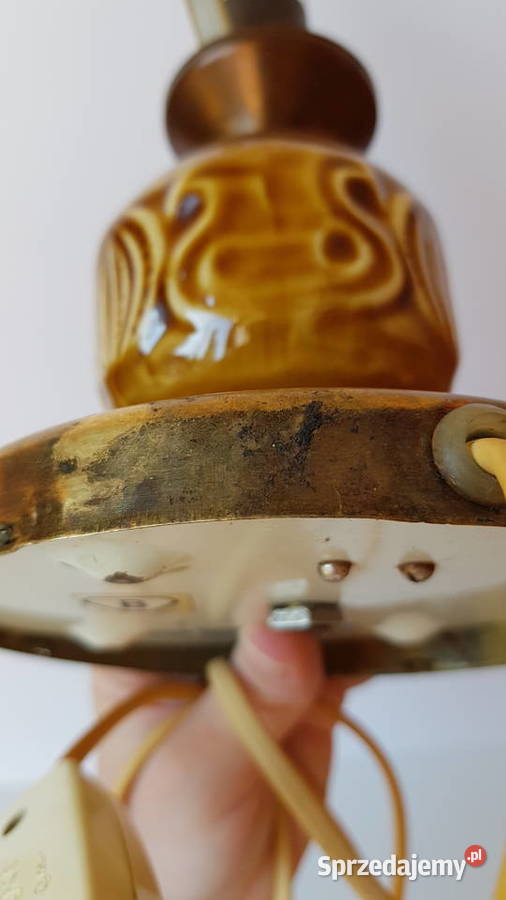 Lamp lampka nocna Polam Katowice PRL Dąbrowa Górnicza