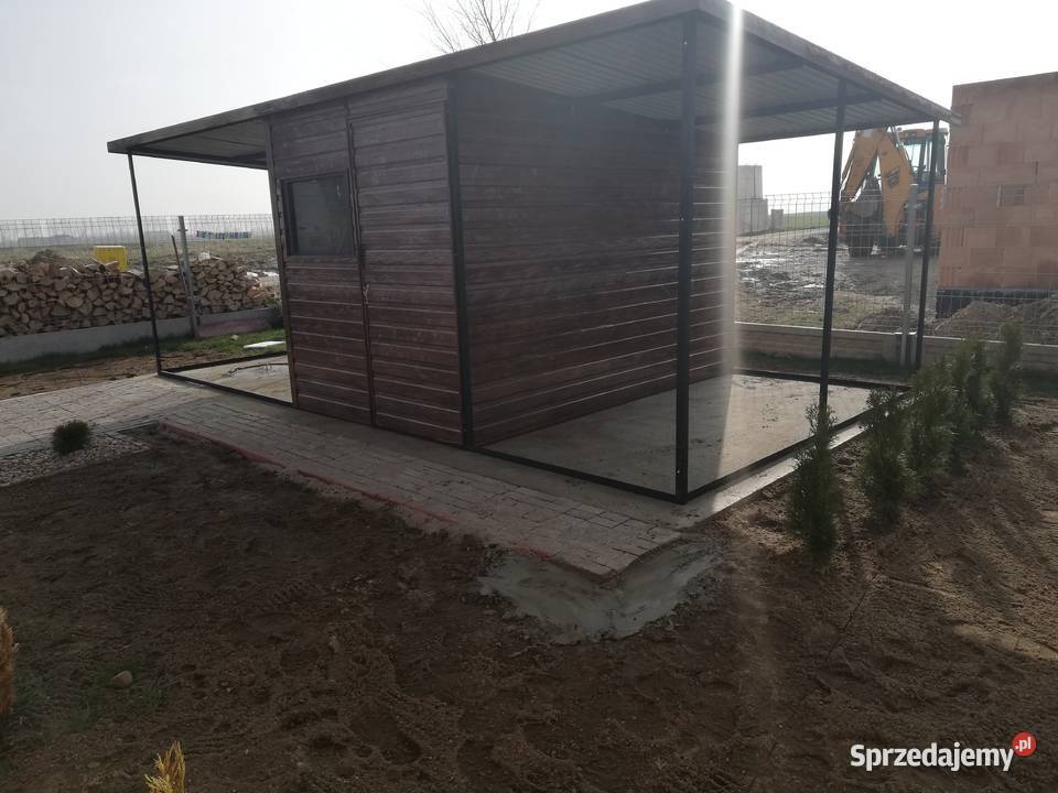 OCYNKOWANY Garaż Blaszak Magazyn Garaże Blaszane Brzeg