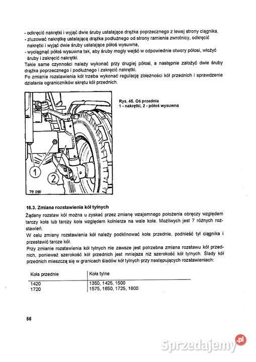 Ursus c362 instrukcja obsługi Stalowa Wola