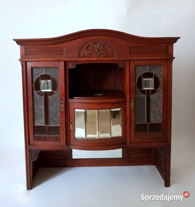 Kredens Regał Antyk Rzeźbiony Tarnów