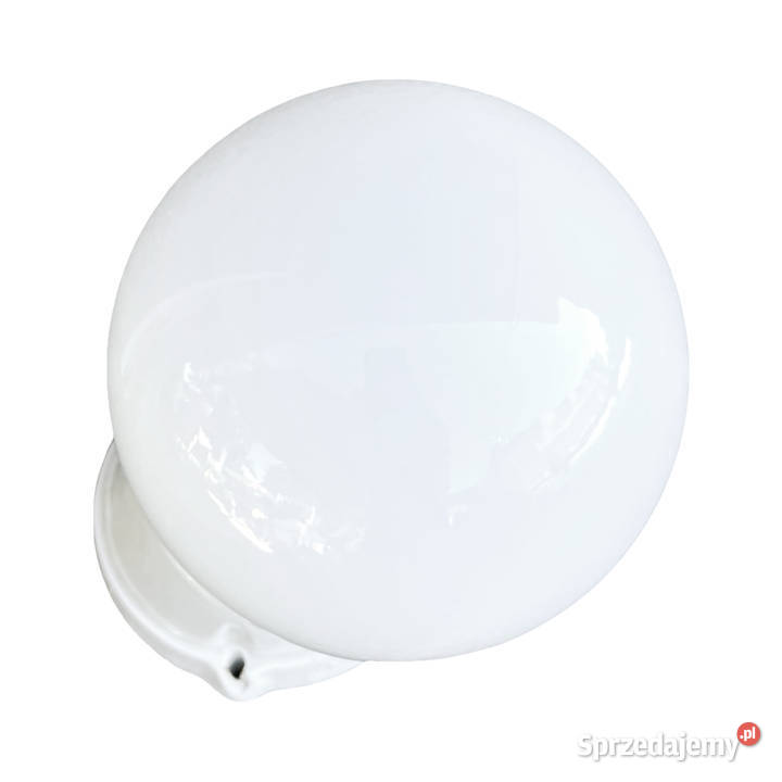 Kinkiet biały industrialny Lindner Niemcy lata Warszawa