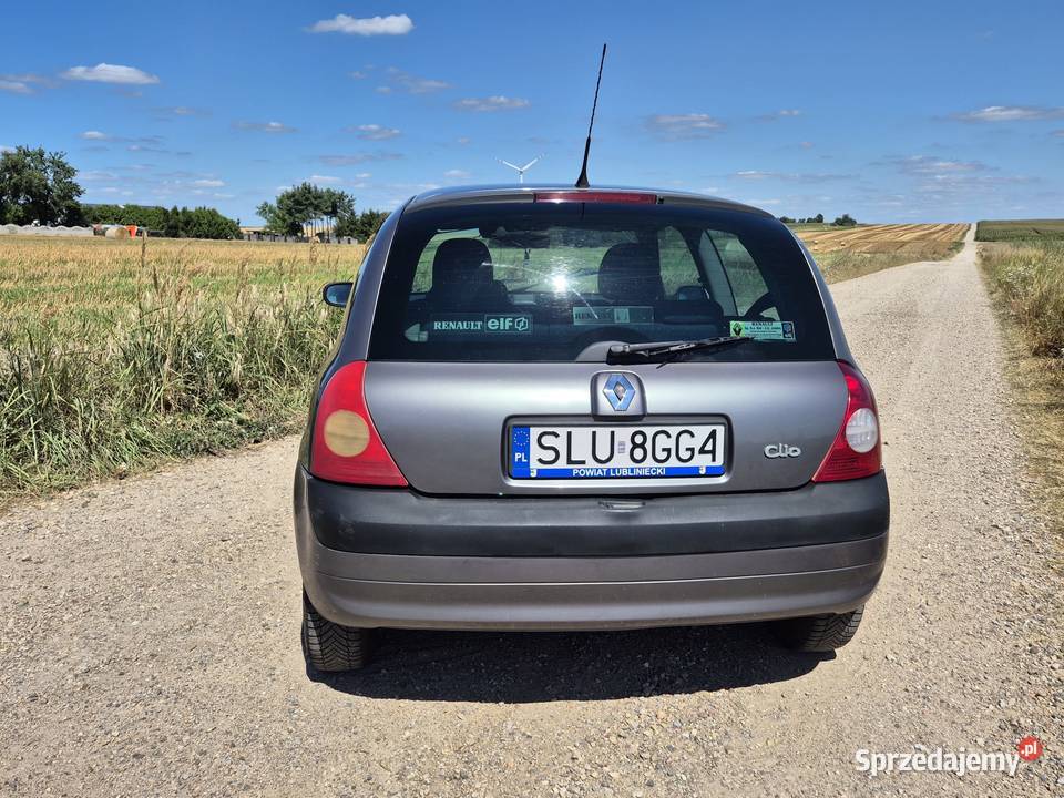 RENAULT CLIO 2002 r 207 453 PRZEBIEGU 3500 śląskie Lubsza