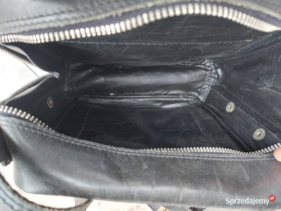 Stara torba saszetka na kamerę aparat PRL Dla mężczyzn Tczew