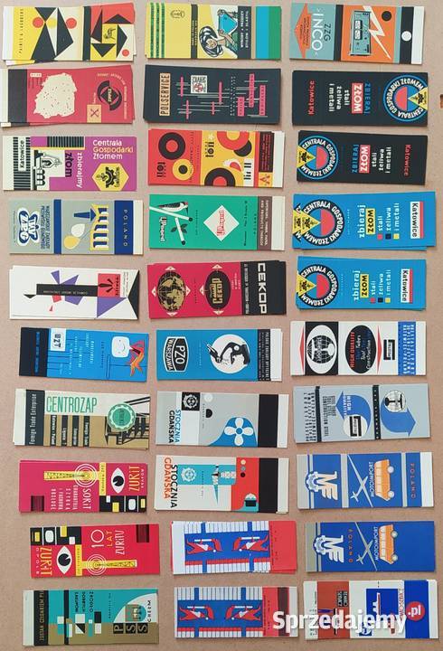 Polskie etykiety zapałczane KSIĄŻECZKOWE śląskie Katowice