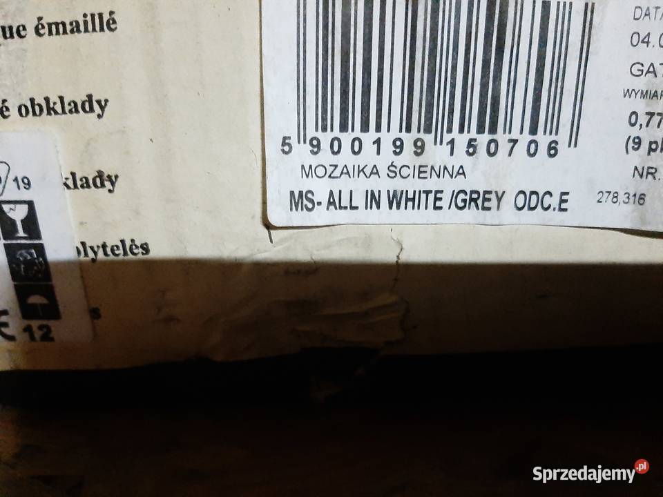 MOZAIKA ALL IN WHITE GREY TUBĄDZIN Legionowo