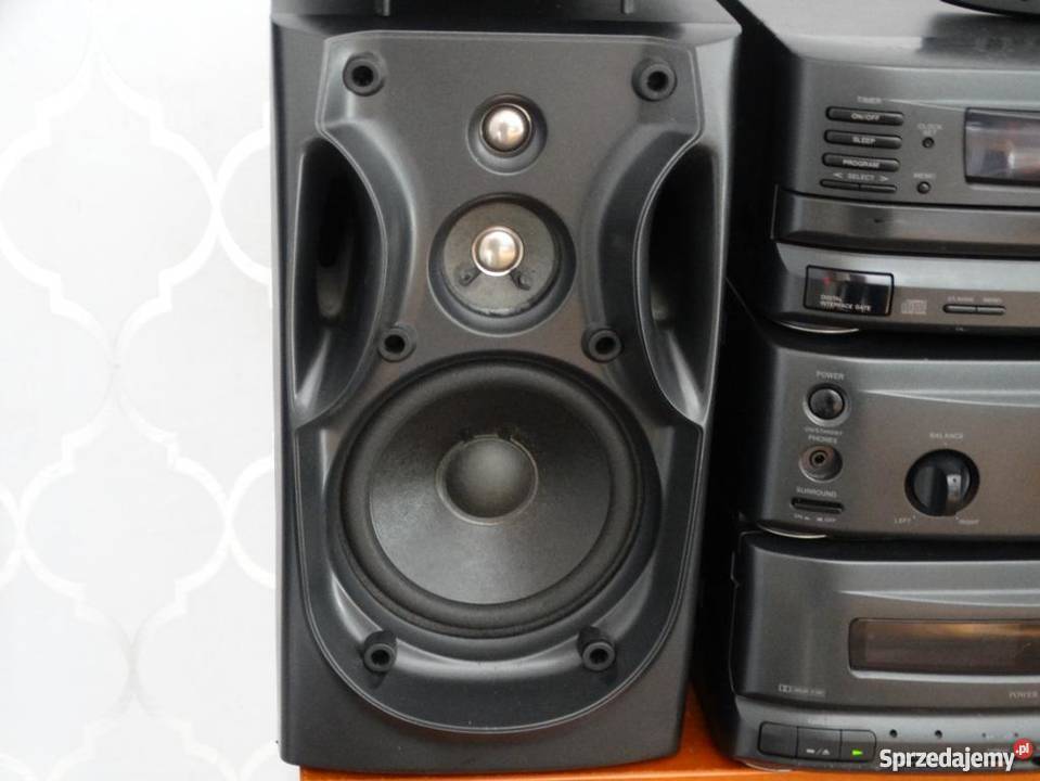 Wieża Akai AX590 kol i pil mocna WYSYŁKA Jasło