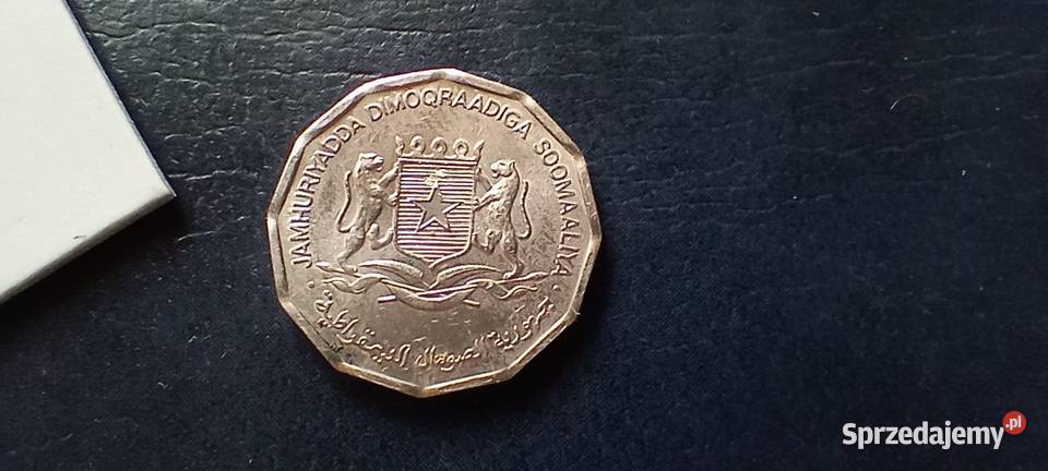 Stare monety 5 senti 1976 Somalia Numizmatyka podkarpackie
