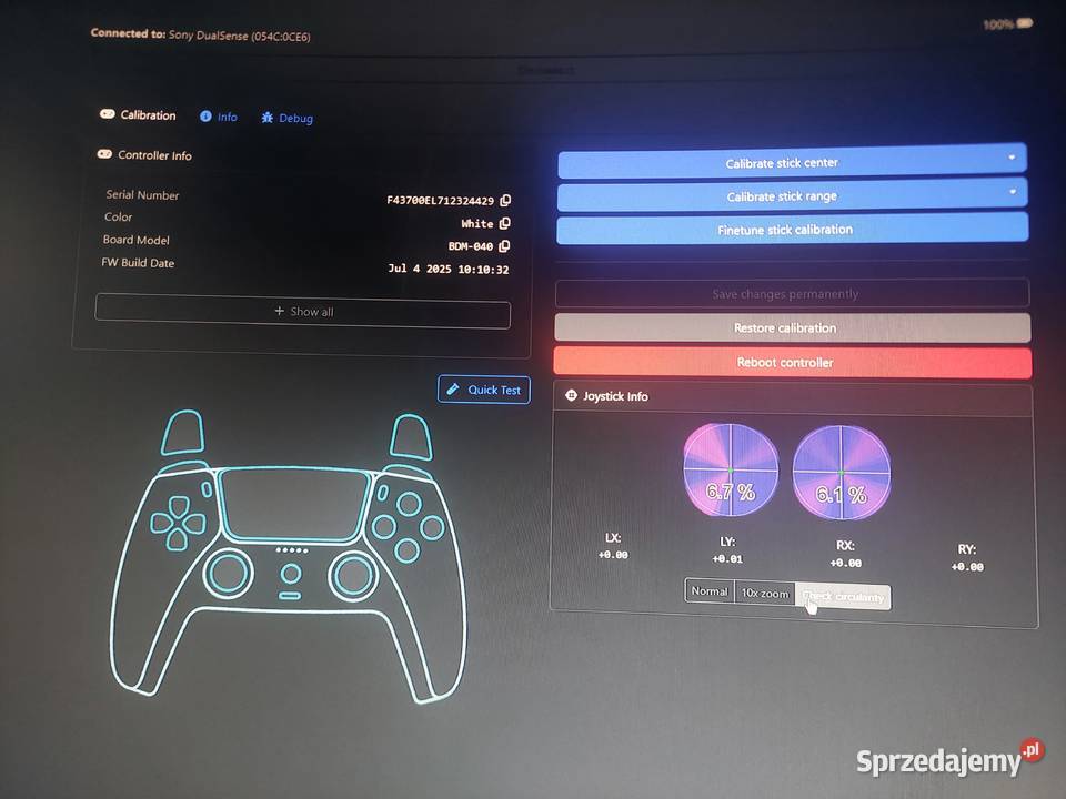 Pad kontroler Dualsense biały do PlayStation 5 lubelskie Lublin