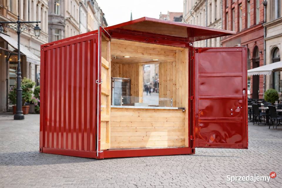 Kontener gastronomiczny pawilon Foodtrcuk Pizza Wrocław sprzedam