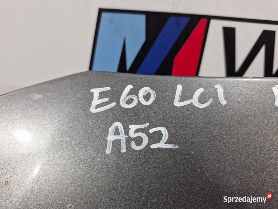 BMW 5 E60 E61 LCI MASKA POKRYWA SILNIKA PRZÓD Motoryzacja