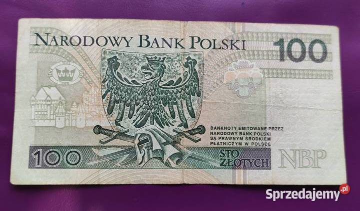 Banknot kolekcjonerski 100 1994 seria Numizmatyka Pruszków