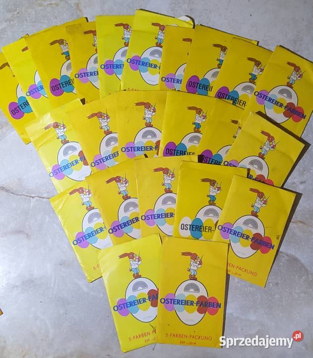 Stare Barwniki Do Jajek NRD Chorzów