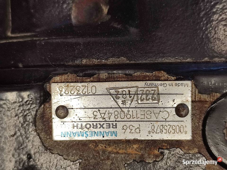 Pompa hydrauliczna 00525878 REXROTH 119084A3 Wilkowo
