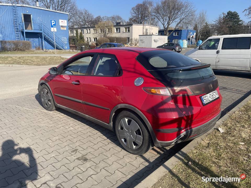 Honda Civic VIII sprzedaż zamiana nieuszkodzony Dąbrowa Górnicza sprzedam