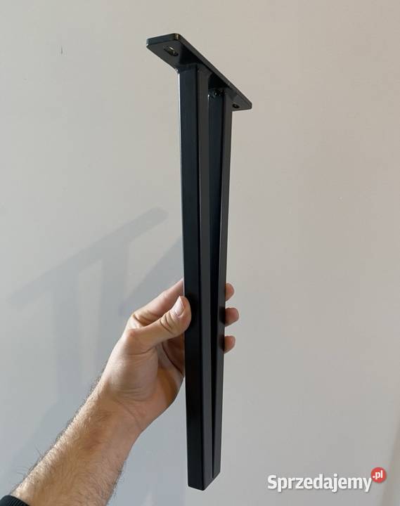 Czarne Nogi metalowe 45 Noga Stolik kawowy Bochnia