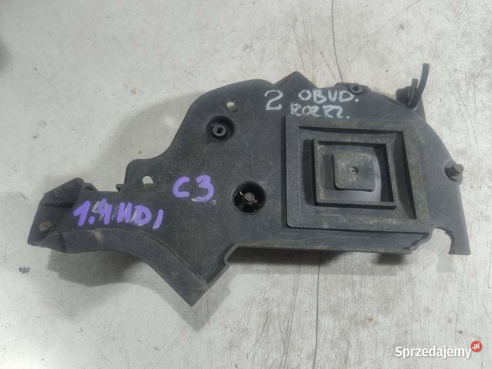 OSŁONA OBUDOWA ROZRZĄDU PEUGOT 307 CITROEN C3 14 osobowe Osłony silnika