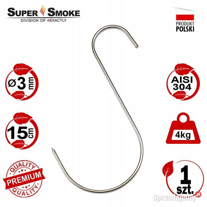 Hak Wędzarniczy Super Smoke S do mięs wędlin 3mm