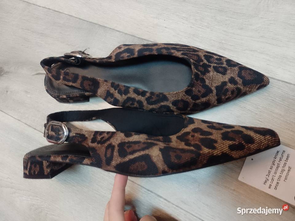 43 ASOS Design Panterkowe baleriny wieczorowe z Asos Balerinki Kraków sprzedam