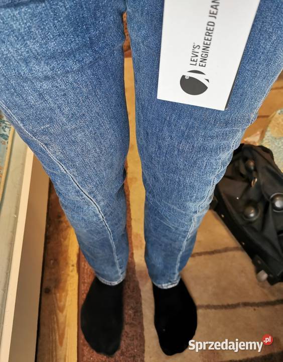 Levis 512 Slim Fit Taper W34 L32 Jeansy Super Łódź