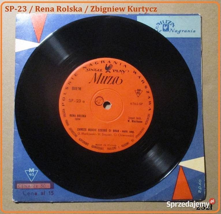 Zdzisława Sośnickapłyta 7 płyta winylowe muzyka Łódź