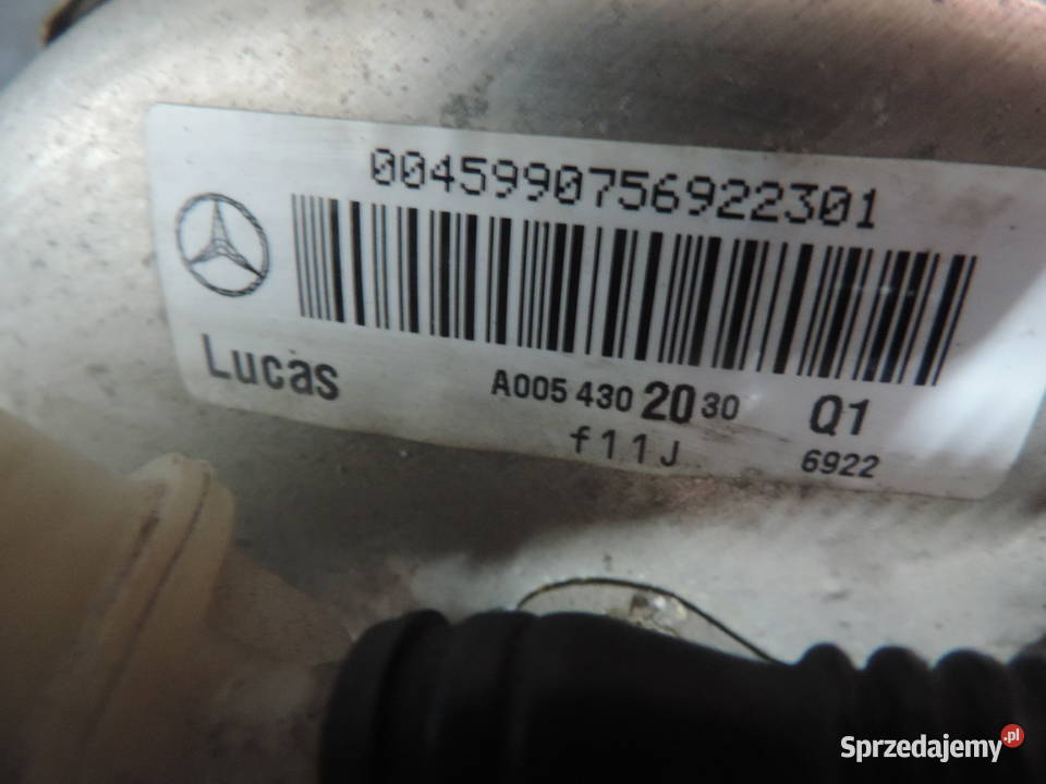 SERWO SERVO HAMULCA HAMULCOWE MERCEDES W168 A160 osobowe Układ hamulcowy Nowy Sącz