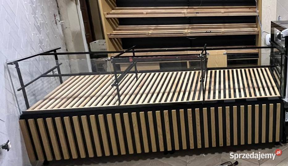 Drewniany podkład do lady chłodniczej ser sushi Stargard