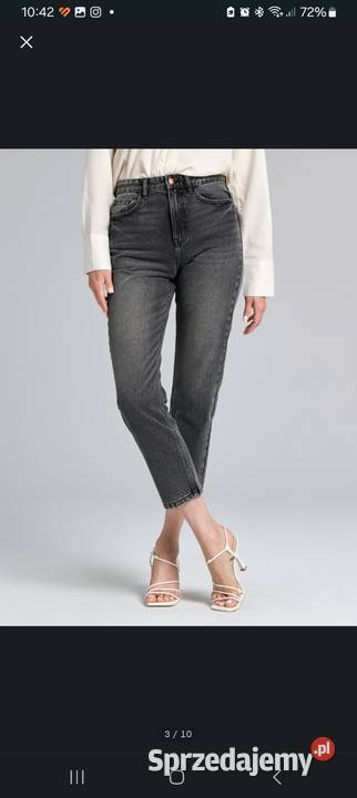 Spodnie mom fit mazowieckie Płock