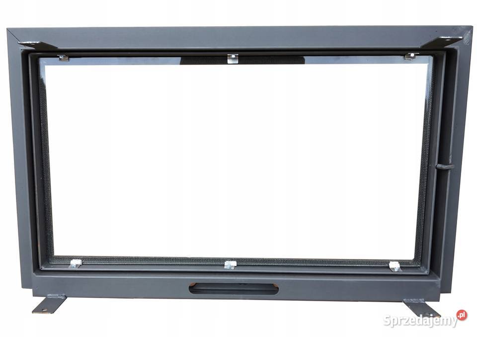 Stalowe drzwiczki kominkowe RAMA Z SZYBĄ do Dom i Ogród Skawina sprzedam