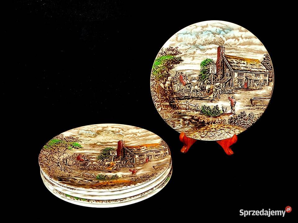 Serwis kawowoobiadowy angielski WoodSons Porcelana i szkło lubelskie Chełm
