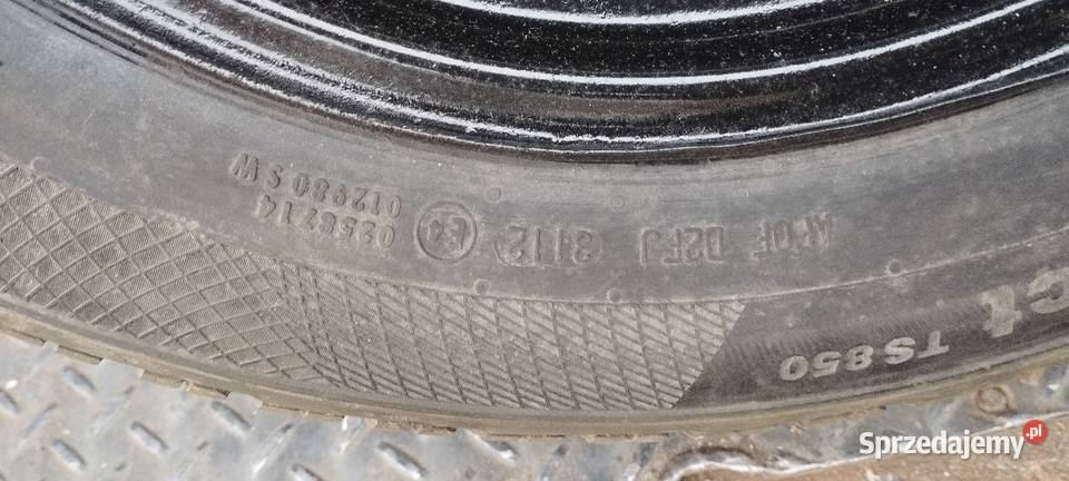 Felgi stalowe 16 ET 5x112 z oponami zimowymi stalowe Szczucin sprzedam