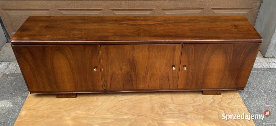 KomodaSzafka RTV Orzechowa Art Deco 195 piękna