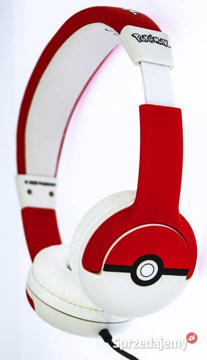 Pokemon Pokeball Słuchawki Przewodowe Nauszne Mogilany