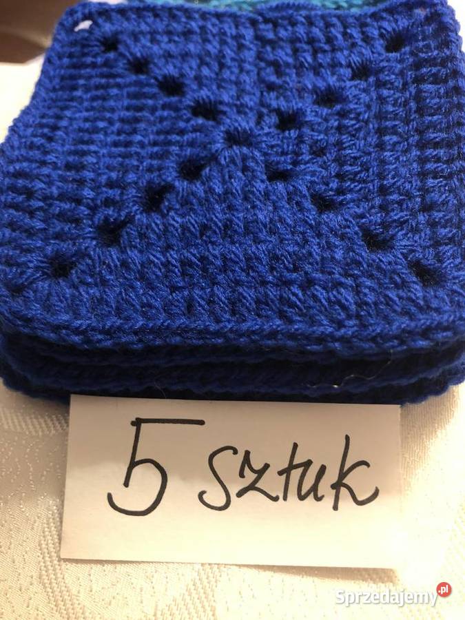 Kwadraty babunipoduszka pled narzuta Nowe