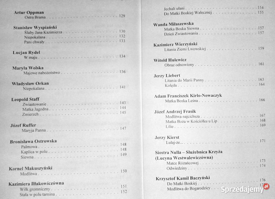 Bogiem sławiena Maryja Antologia polskiej poezji Chełm