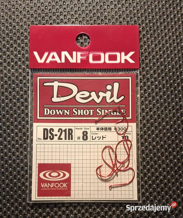 Haki do metody Drop Shot 8 Made in Japan 9 w Sporty wodne Łódź