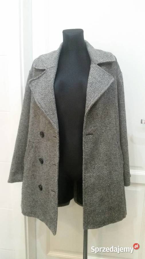 Płaszcz szary wiosenny Gina Tricot Rozmiar 34(XS) Moda i Styl Warszawa