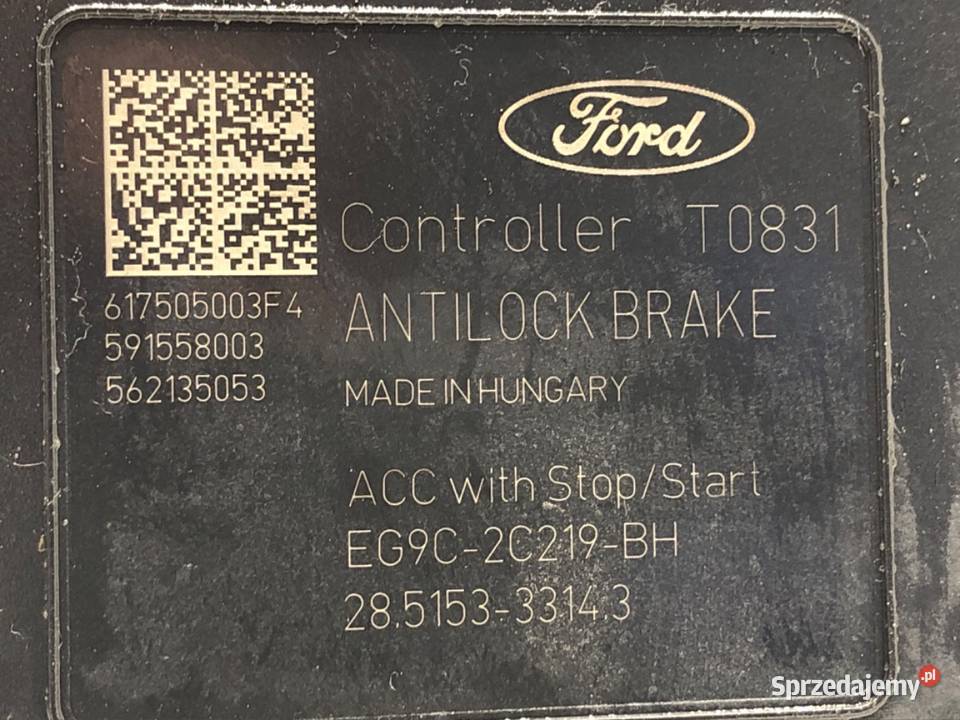 POMPA ABS FORD MONDEO MK5 EG9C2C405EJ 20 180 sprzedam