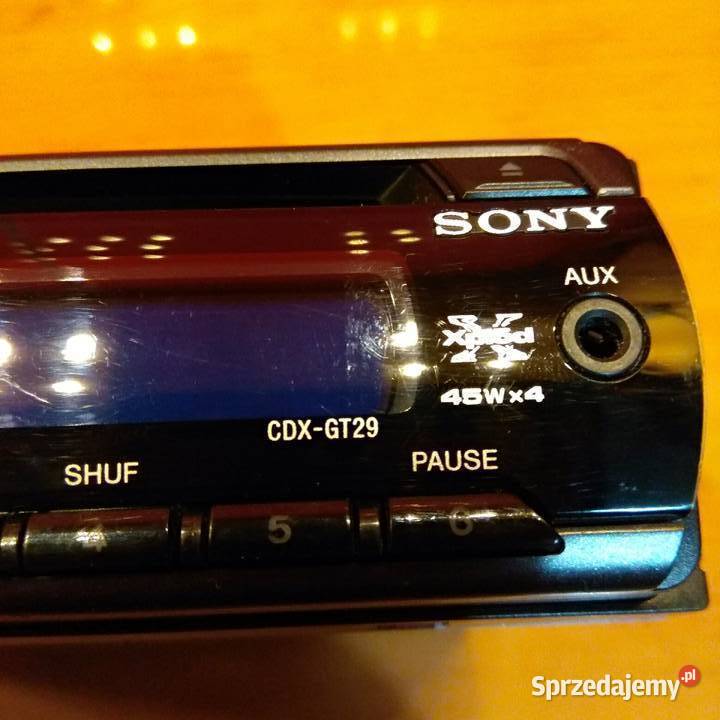 Sony CDXGT29 Radioodtwarzacz samochodowy 4x45