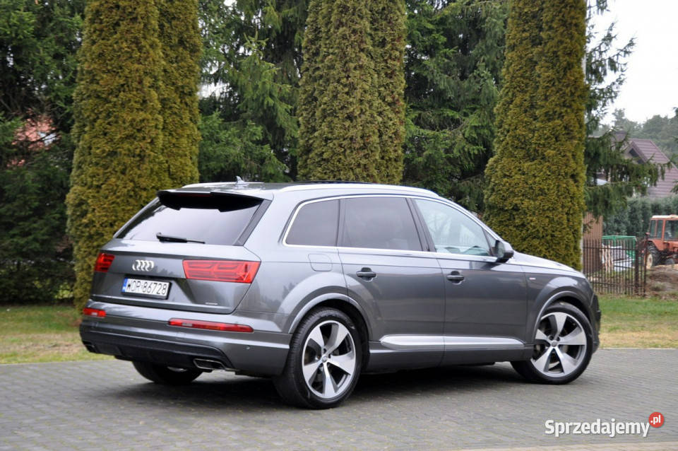 Audi Q7 30TDI272SlineFull SUV mazowieckie Ostrów Mazowiecka