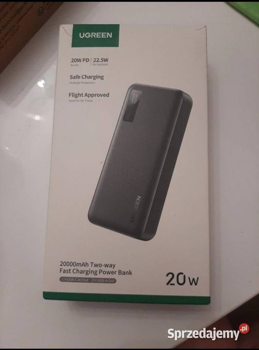 Powerbank Ugreen PB312 20000 mAh Pozostałe sprzedam