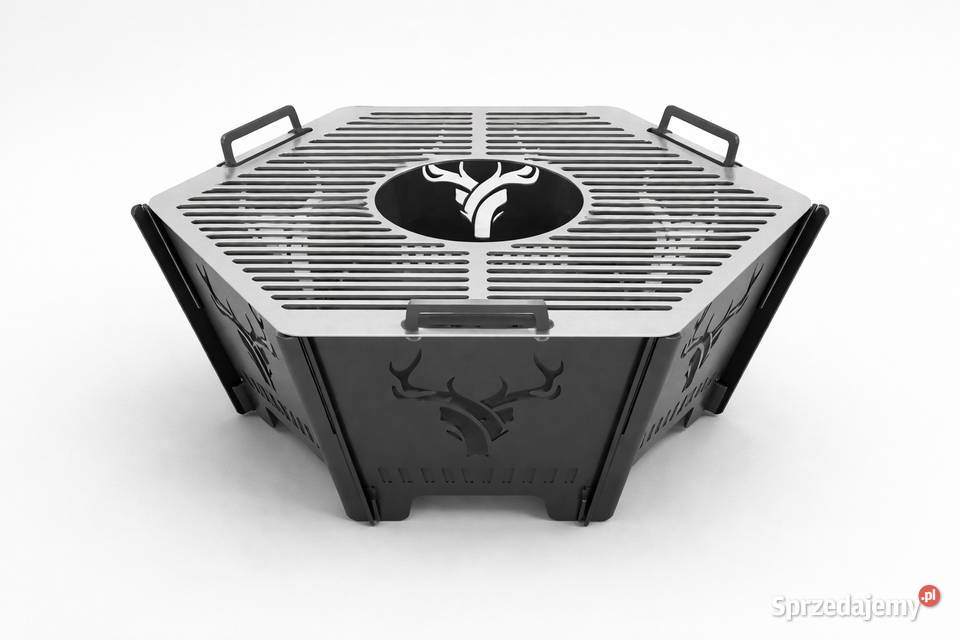 Palenisko Ogrodowe PREMIUM 2w1 Grill Stal 3 mm Sączów