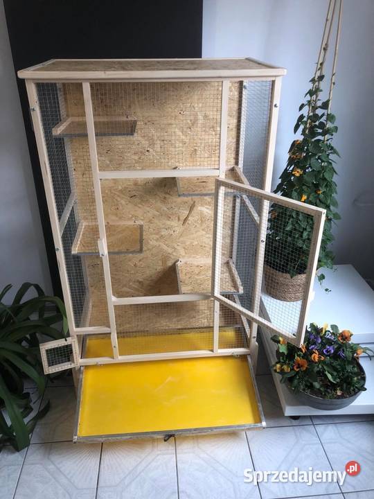 Klatka drewniana gryzonia szynszyli wiewiórki Myszków sprzedam