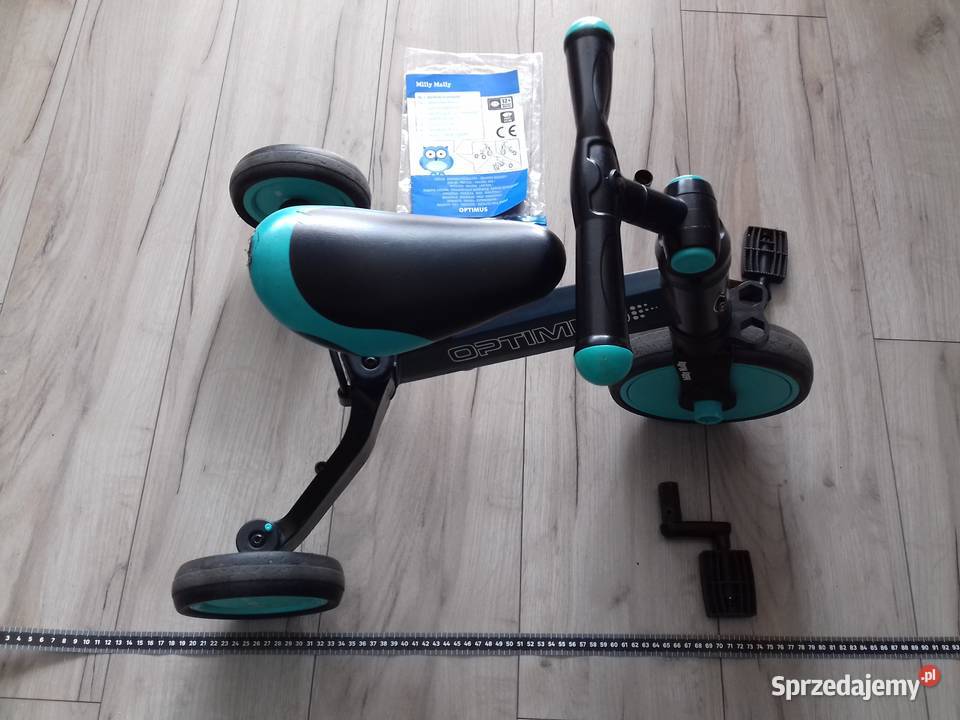 Rower 3w1 biegowy z pedałami Milly Mally Optimus Rowerki kujawsko-pomorskie Bydgoszcz sprzedam