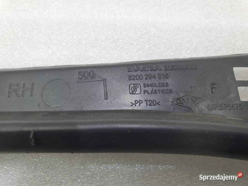 PODSZYBIE PRAWE DACIA SNADERO 8200294316 wielkopolskie