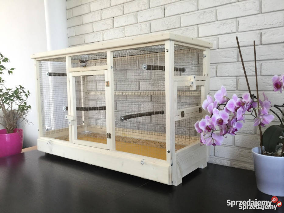Klatka woliera drewniana ptaków egzotycznych śląskie Myszków